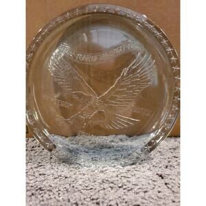 Commemorative Plate Year of the Eagle 8" 1782-1982 Freedom Justice Equality